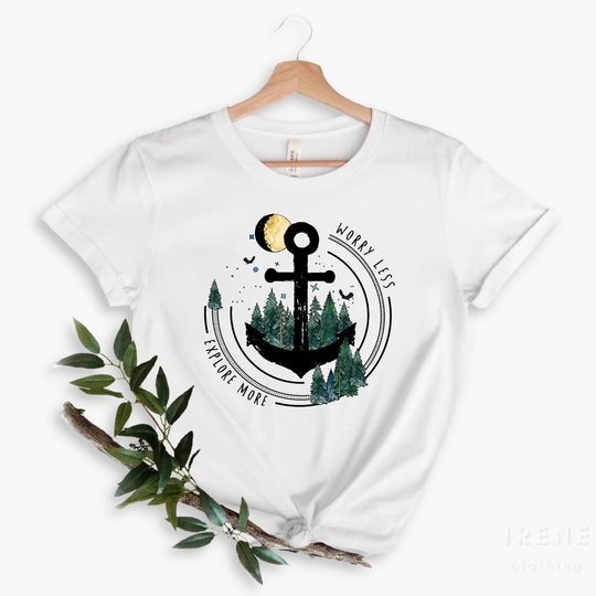 Discover Adventure Awaits Nature Camp Lover Tee