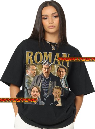 Discover Roman Roy Vintage Shirt, Actor Graphic Unisex Shirt