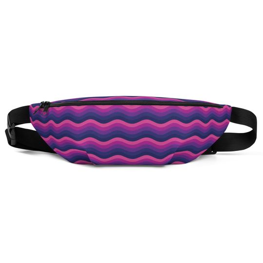 Discover Purple Wave Fanny Pack