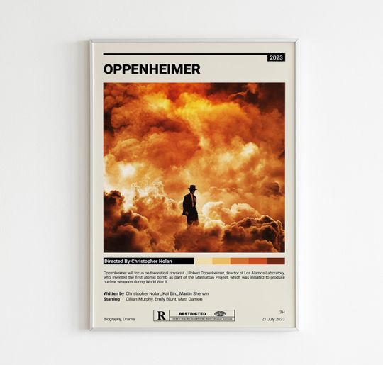 Discover Oppenheimer Movie Poster |  Scifi Poster