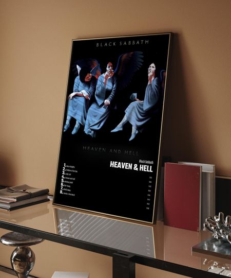 Discover Black Sabbath - Heaven  Hell | Album Cover Poster
