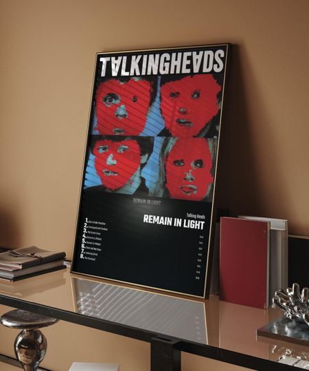 Discover Talking Heads - Remain In Light  Album Cover Poster