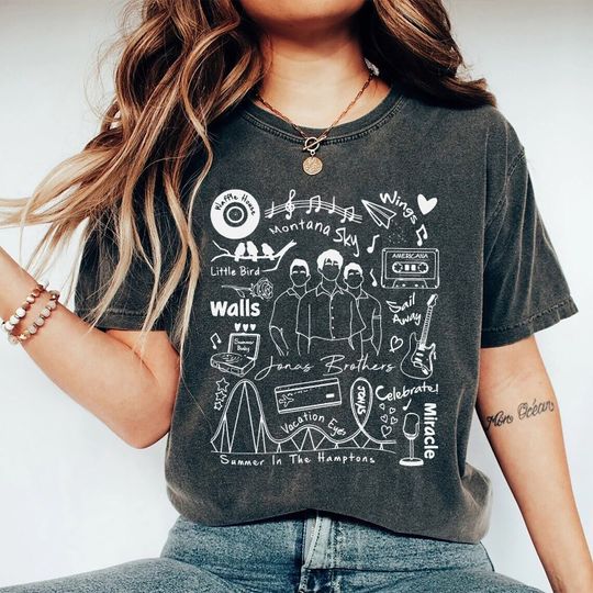 Discover Vintage Jonas Brothers Shirt, Jonas Brothers Tour 2023 T-Shirt