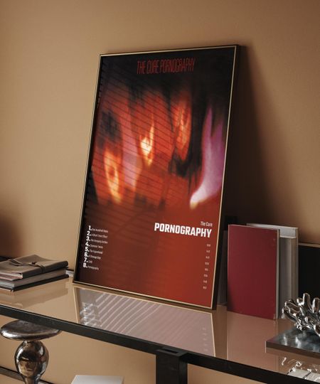 Discover The Cure - Pornography Album Cover Poster