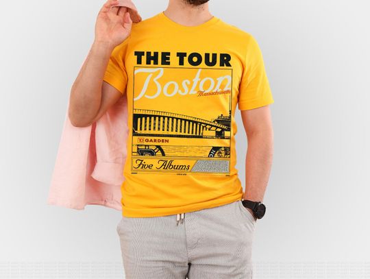 Discover Jonas Brothers Five Albums One Night Tour Shirt, Jonas Bros 2023 Boston Concert Shirt