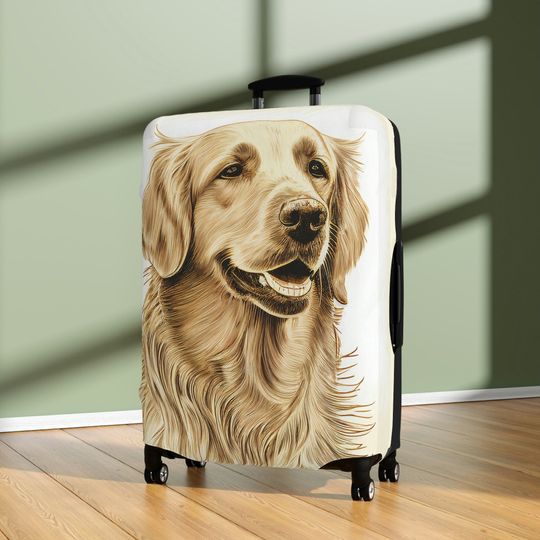 Discover Pet Art on Luggage, Perfect for per lovers Luggage Cover