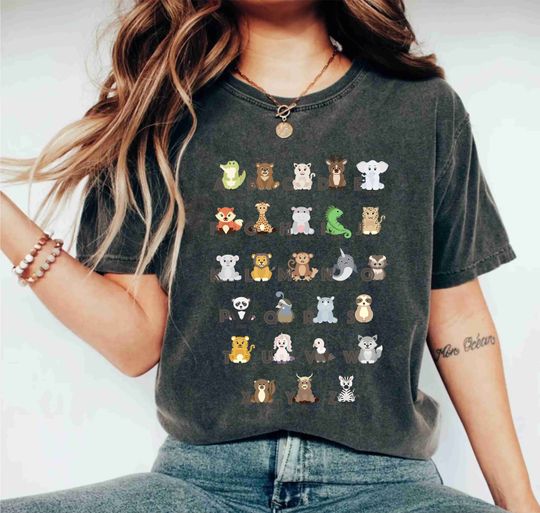 Discover Alphabet Animals T-Shirt - Perfect for Kids