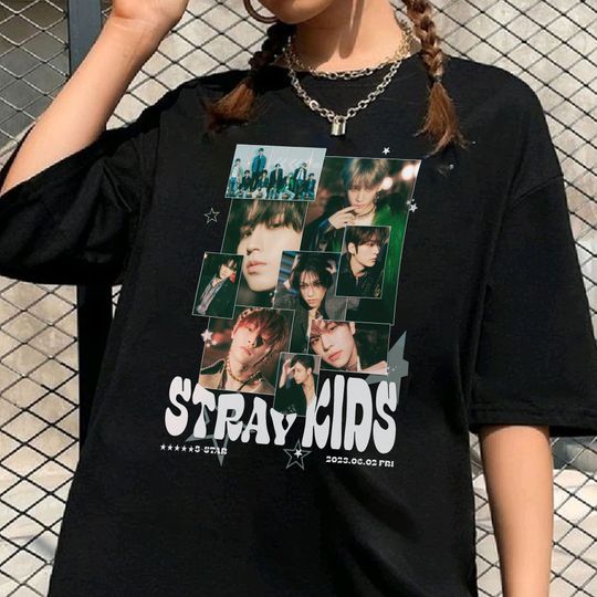 Discover Stray Kids 5 Star Vintage Shirt,5 Star Stray Kids Shirt