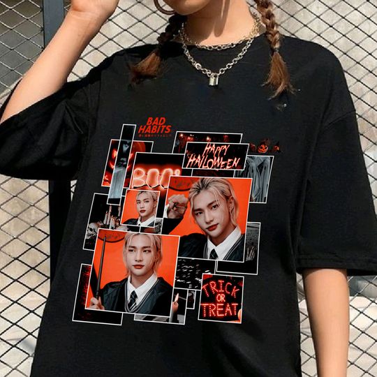 Discover Hyunjin Wizard Halloween Cosplay Shirt