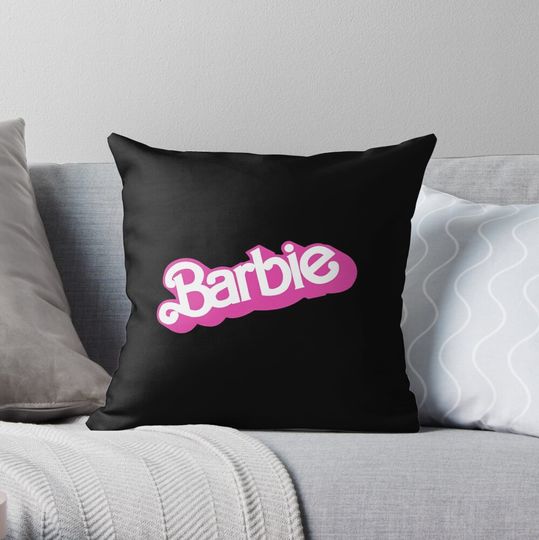 Discover Barbie Oppenheimer Move Throw Pillow
