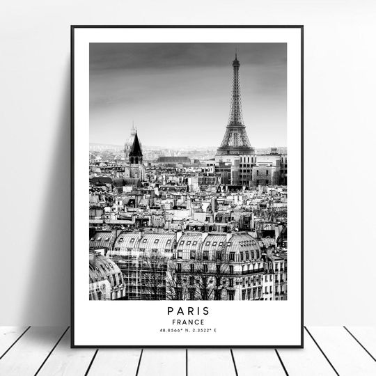 Discover Minimalist Paris Art Poster for Collector