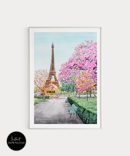 Discover France Wall Art with Eiffel Tower Print