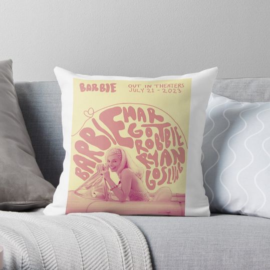 Discover Barbie 2023 Throw Pillow