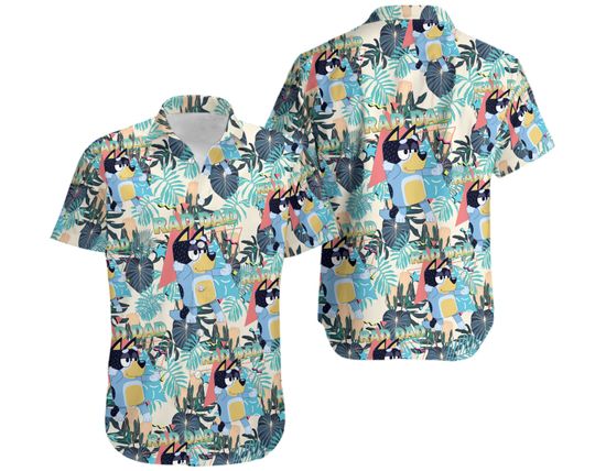 Discover Funny Blue Rad Dad BlueyDad Dad Hawaiian