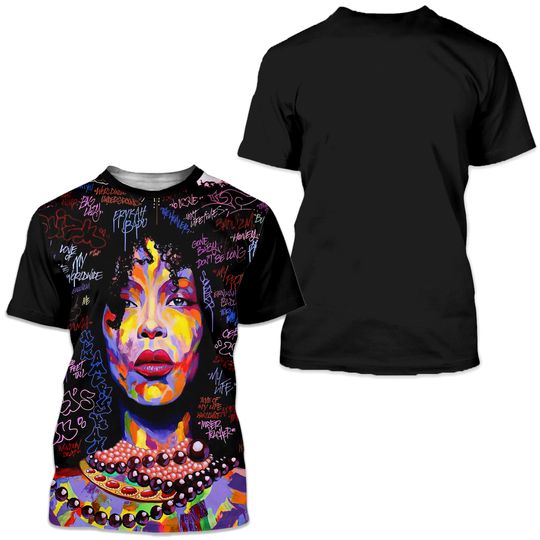 Discover Erykah Badu 3D T-Shirt