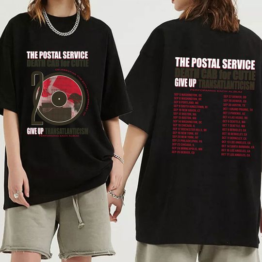 Discover The Postal Service & Death Cab for Cutie 2023 Tour Shirt,