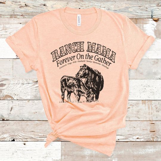 Discover Angus Cattle Ranch Mama t-shirt Momma Cow Calf Ranching Mom  t shirt