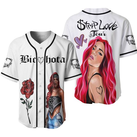 Discover Karol G Bichota Baseball Jersey, Manana Sera Bonito Jersey, Karol G Red Shirt,  Latin Singer Music Shirt