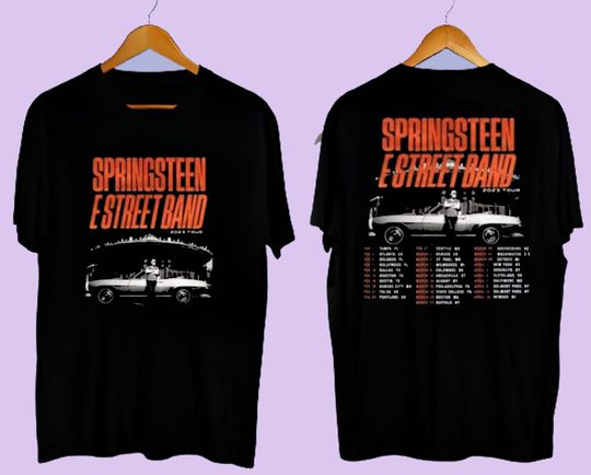 Discover Bruce Springsteen The E Street Band Tour 2023 Tshirt, Music Tour 2023 Tshirt, Singer Tshirt