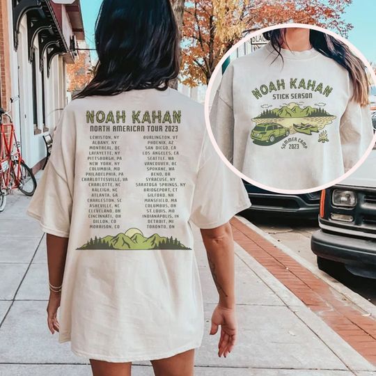 Discover Camp Tour Tee for Stick Season Tour 2023