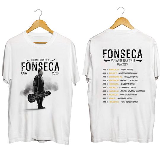 Discover Fonseca 2023 USA Concert 2023 Music Tour T Shirt
