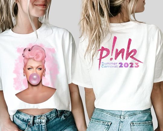Discover P!nk Pink Singer Summer Carnival 2023 Tour Shirt, Pink Fan Lovers