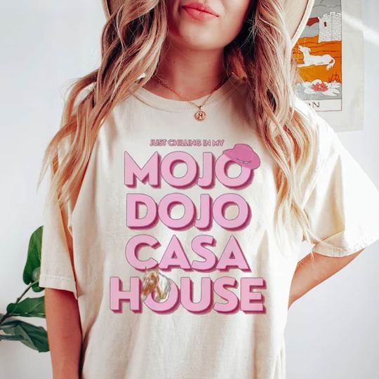 Discover Mojo Dojo Casa House Merch Ken Shirt, Margot Robbie Shirt, Ryan Gosling Shirt, Barbie Movie 2023 shirt