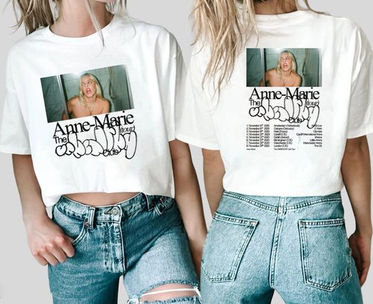 Discover Anne-Marie The Unhealthy Club Tour 2023 Shirt, Anne-Marie Fan Shirt