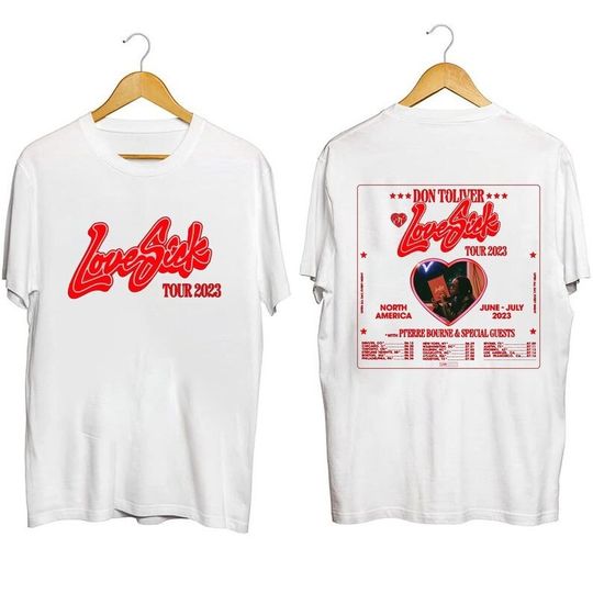 Discover Don Toliver Shirt, Love Sick Tour 2023 Shirt, Don Toliver Fan Shirt