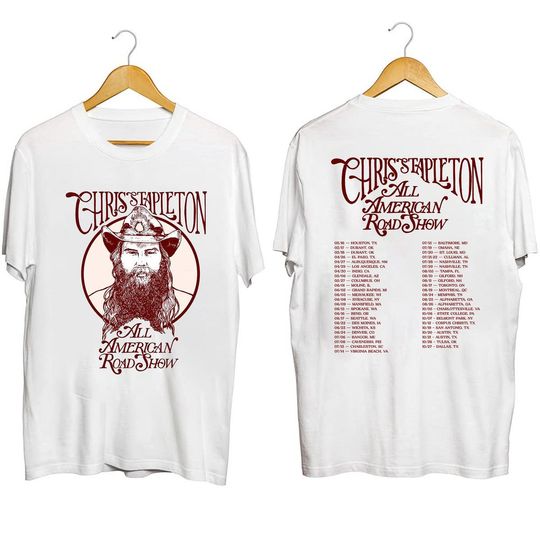 Discover Chris Stapleton All American Road Show 2023 Tour Shirt, Chris Stapleton Fan