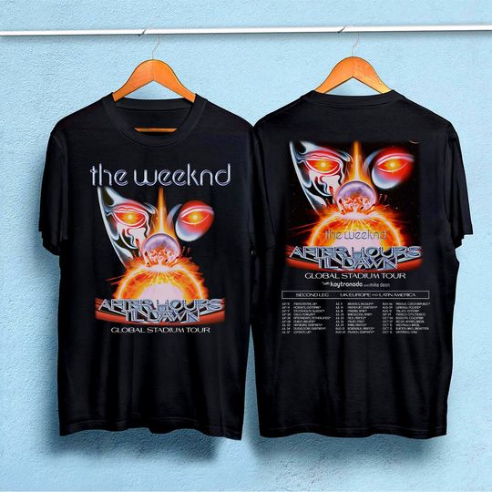Discover The After Hours Til Dawn 2023 Tour 2 Sides Shirt