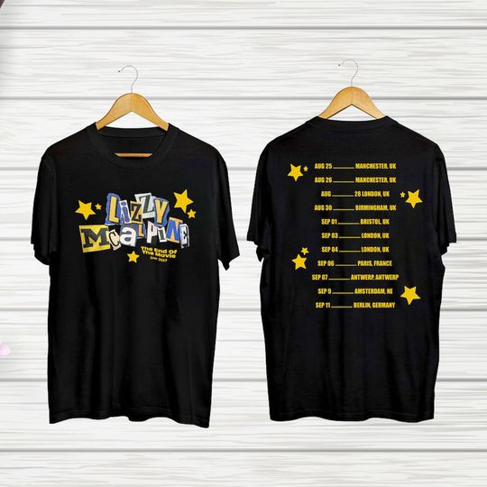 Discover Vintage Lizzy McAlpine Shirt, Lizzy McAlpine The End Of The Movie Tour 2023 Shirt