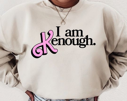 Discover Barbie Movie, I am Kenough Sweatshirt, Kenough Sweatshirt, Barbie Ken shirt, Ken Sweatshirt