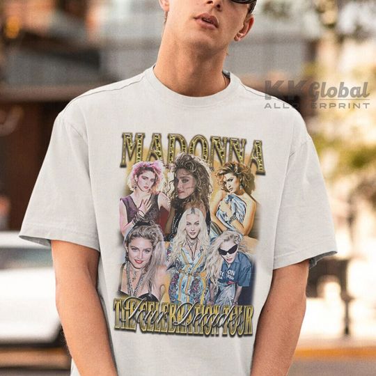 Discover Madonna Shirt, 90S Vintage Madonna The Celebration Tour Music 2023 Shirt