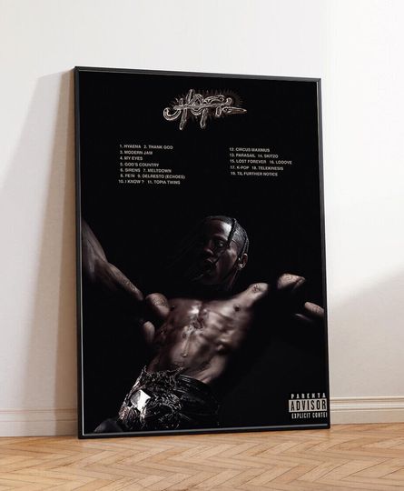 Discover Travis UTOPIA Album Premium Music Poster