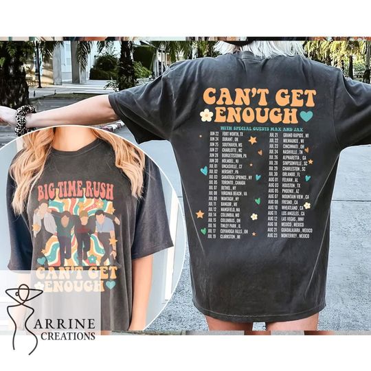 Discover Can't Get Enough Album Shirt, Big Time Rush Band Graphic Tee