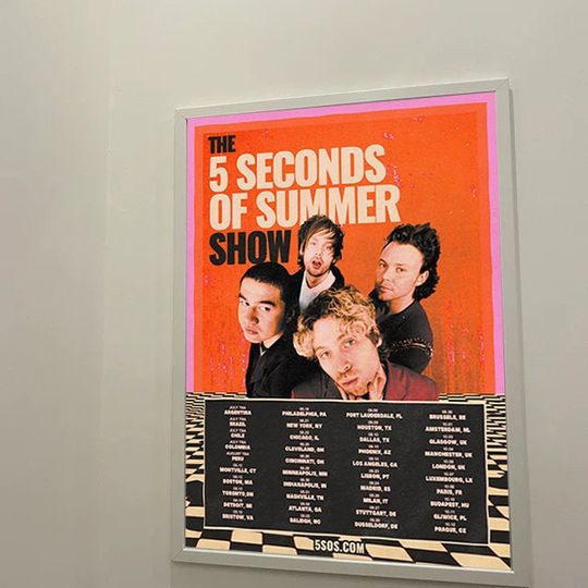 Discover The 5 Seconds of Summer Show 5sos tour 2023 Poster