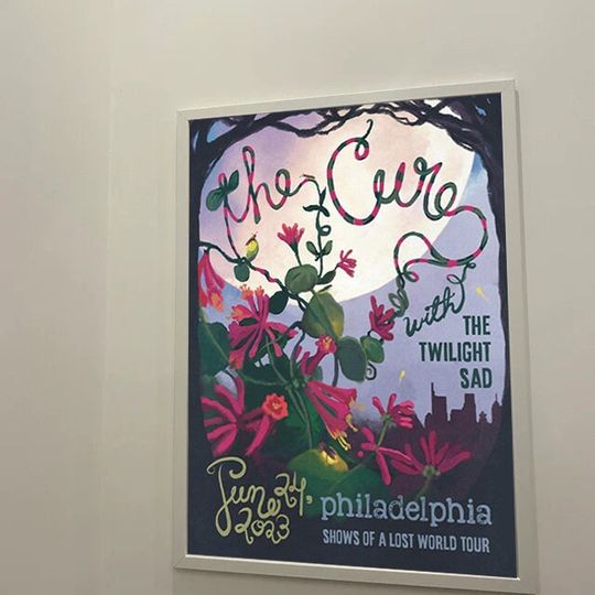 Discover The Cure Philadelphia Tour Poster
