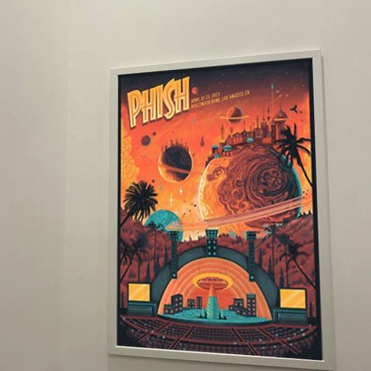 Discover 2023 Concert Phish Hollywood Bowl Poster