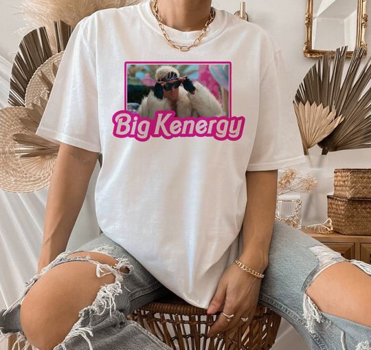 Discover I am Kenough Big Kenergy Shirt, Barbie Inspired Shirt