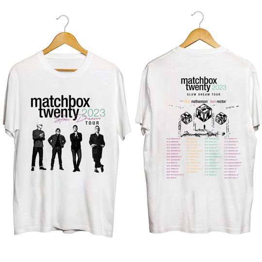 Discover Matchbox Twenty Slow Dream Tour 2023 Shirt, Matchbox Twenty 2023 Concert Shirt