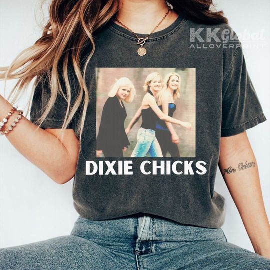 Discover Dixie Chicks t shirt, 90's country merchandise, The Chicks Band Tee