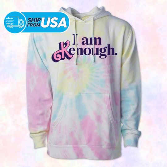 Discover I Am Kenough 3D Tie-dye Hoodie, I Am Kenough, Kenough Hoodie