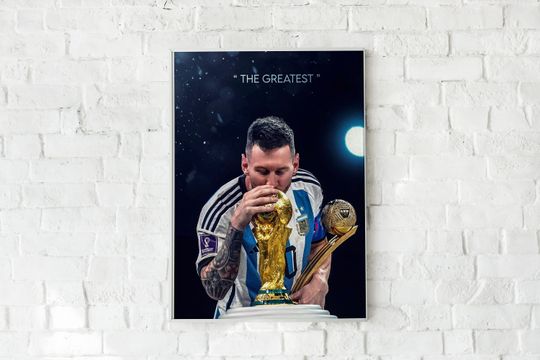 Discover Lionel Messi Poster, Football Poste