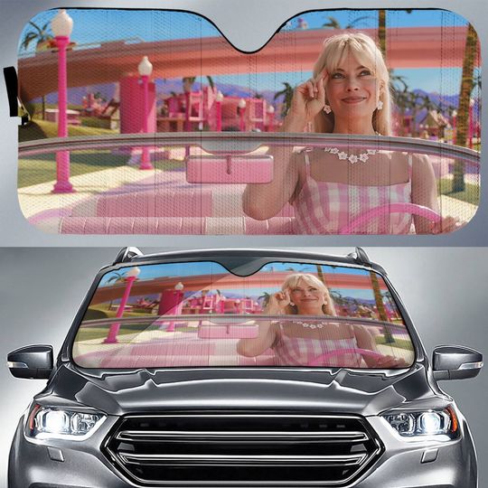 Discover Margot Robbie Car Sun Shade | I Am Kenough Car Sunshade