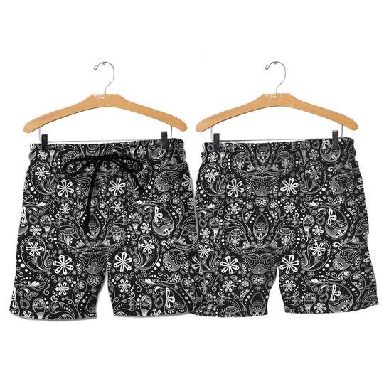 Discover Athletic Fit Paisley Short - 5 Inch Inseam