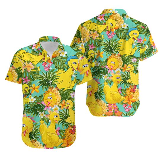 Discover Big Bird Hawaiian Shirt, Hawaii Holiday Beach Shirt
