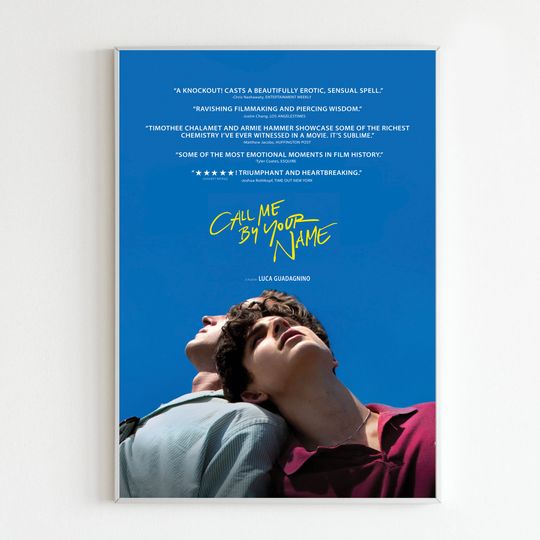 Discover Call Me by Your Name Movie Poster Quality Glossy