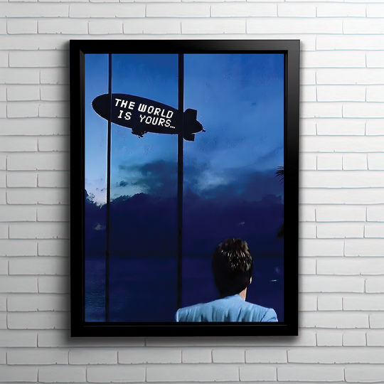 Discover Scarface The World is Yours poster Premium Matte Vertical Poster