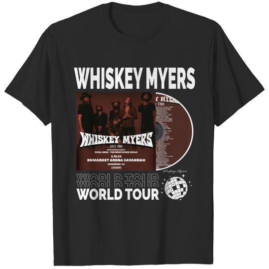 Discover Whiskey Myers Music Shirt, Vintage Whiskey Myers World Tour 2023